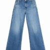 Medium Blue High-Rise Wide Leg Jeans