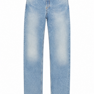 Light Blue High-Rise Straight Leg Jeans