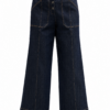 Dark Indigo High-Rise Wide Leg Jeans